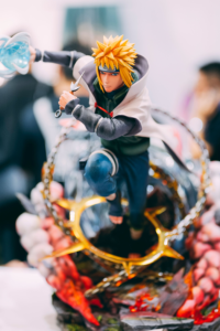 Captivating anime action figure with dynamic pose and detailed features.